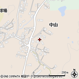 山口県長門市東深川中山1461周辺の地図