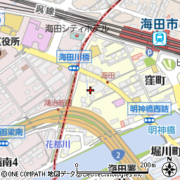 タイムズ広島銀行海田支店駐車場周辺の地図
