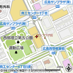 広島サンプラザ周辺の地図