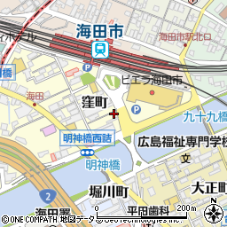 株式会社メインズサカイ海田駅前店周辺の地図