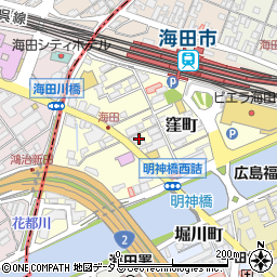 株式会社良和ハウス　海田店周辺の地図