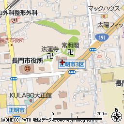 山口県浄化槽協会（一般社団法人）美祢長門支部周辺の地図