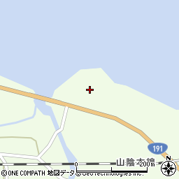 油谷湾温泉　ホテル楊貴館周辺の地図