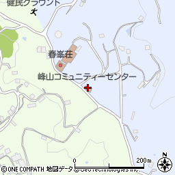 峰山コミュニティーセンター周辺の地図