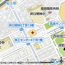 アルク井口明神店周辺の地図