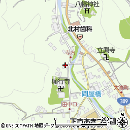 奈良県吉野郡下市町下市2917周辺の地図
