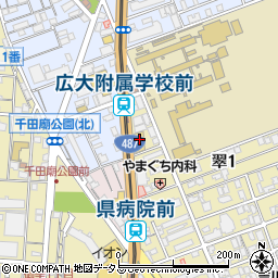 コミック バスターLe pache広島店周辺の地図