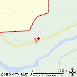 奈良県吉野郡川上村東川1989周辺の地図