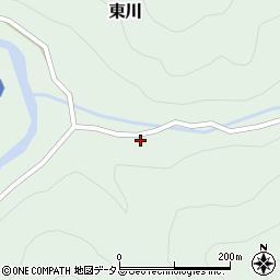 奈良県吉野郡川上村東川875周辺の地図