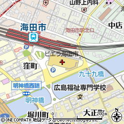 ＰＥＣＯ・ＳＨＯＰ海田市駅前店周辺の地図