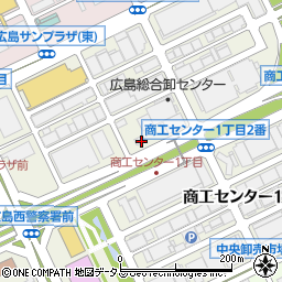 ローソン商工センター二丁目店周辺の地図