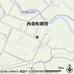 広島県東広島市西条町郷曽1608周辺の地図