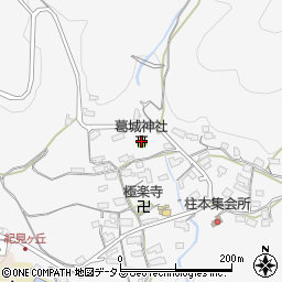 葛城神社周辺の地図