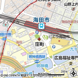 ローソン海田市駅前店周辺の地図