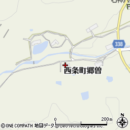 広島県東広島市西条町郷曽39周辺の地図