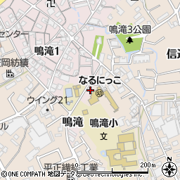 大阪府泉南市鳴滝179周辺の地図