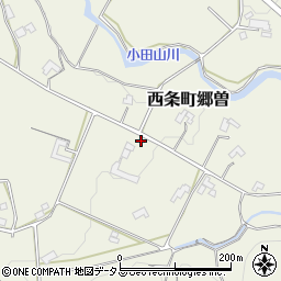 広島県東広島市西条町郷曽1386周辺の地図