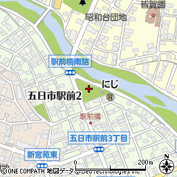 駅前第一公園周辺の地図