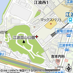 江波エコ・ステーション周辺の地図