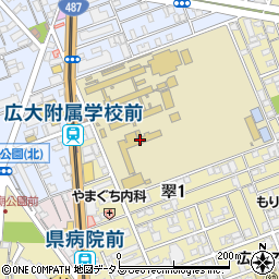 国立広島大学附属小学校周辺の地図