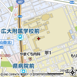 国立広島大学附属小学校周辺の地図