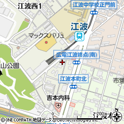 西村黒鉛広島支店周辺の地図
