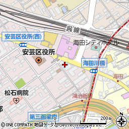 広島綜合警備保障広島安芸営業所周辺の地図