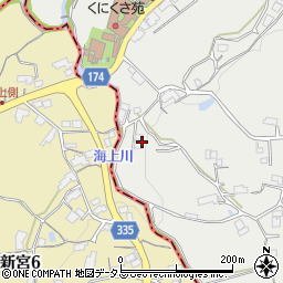 広島県広島市安芸区阿戸町317周辺の地図