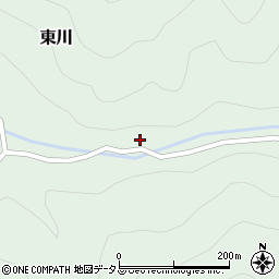 奈良県吉野郡川上村東川1628周辺の地図
