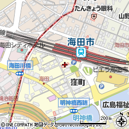 長井ゼミ　小学部海田教室周辺の地図
