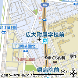 広島信用金庫皆実支店周辺の地図