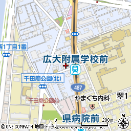 広島信用金庫皆実支店周辺の地図