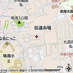 大阪府泉南市信達市場2652周辺の地図