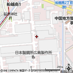 株式会社日本製鋼所　広島製作所・特機生産部周辺の地図