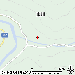 奈良県吉野郡川上村東川1665周辺の地図