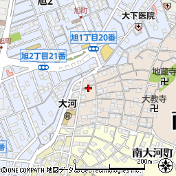 広島県広島市南区北大河町14周辺の地図