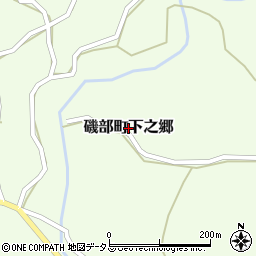 三重県志摩市磯部町下之郷周辺の地図