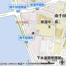 広島県広島市中区南千田西町10-9周辺の地図