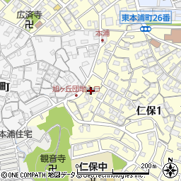 池田マンション周辺の地図