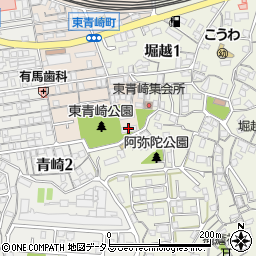ドミール東青崎２周辺の地図