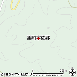 山口県岩国市錦町宇佐郷周辺の地図