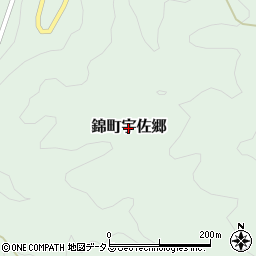 山口県岩国市錦町宇佐郷周辺の地図