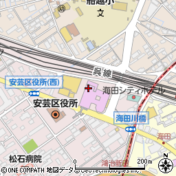 広島市安芸区民文化センター周辺の地図