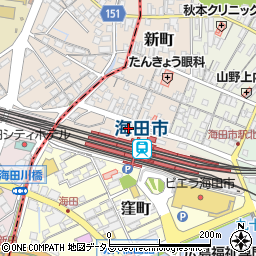 海田警察署海田市駅前交番周辺の地図