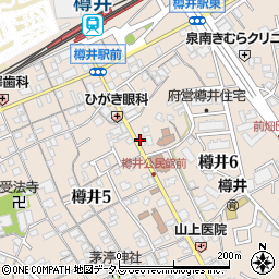 フラワーショップ奈奈　泉南店周辺の地図