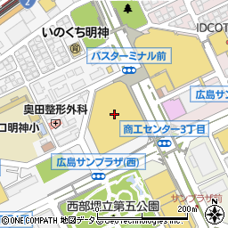 天満屋・広島アルパーク店１Ｆ・家庭用品　ちふれ周辺の地図