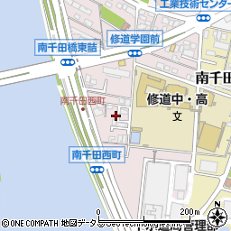 広島県広島市中区南千田西町10-36周辺の地図