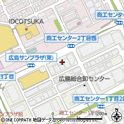 広島県広島市西区商工センター2丁目4周辺の地図