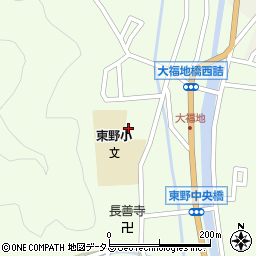 竹原市立東野小学校周辺の地図