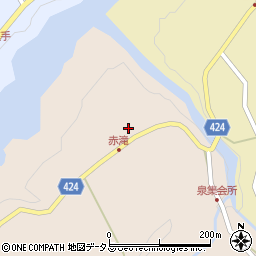 三重県多気郡大台町清滝200周辺の地図